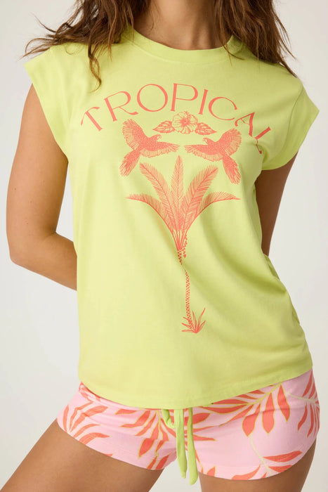 PJ Salvage Electric Summer Short Sleeve Top RTEST