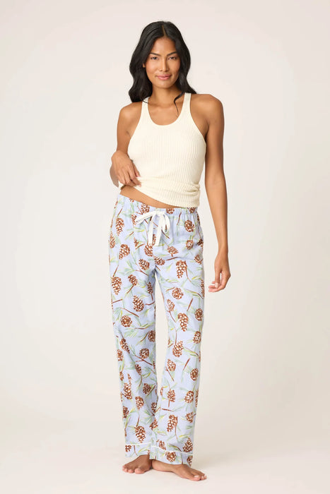 PJ Salvage Feelin' Pine Winter Print Flannel Pant RUFLP
