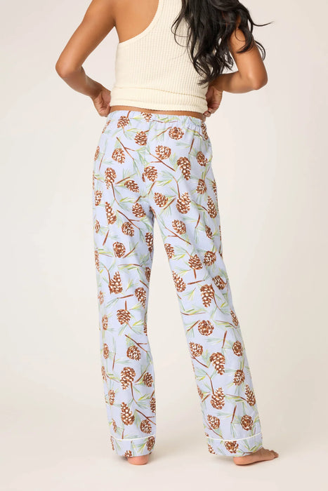 PJ Salvage Feelin' Pine Winter Print Flannel Pant RUFLP