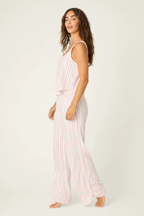 PJ Salvage Feeling Loved Striped Pajama Set RWFETK/RWFEP1