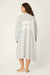 PJ Salvage Heather Grey My Dog Is My Valentine Long Line Cardigan RWDVCA