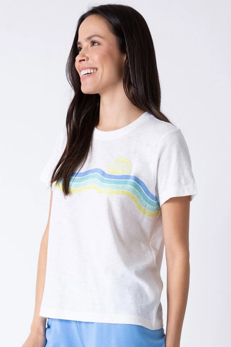 PJ Salvage Ivory Aloha Summer Short Pajama Set ROASST