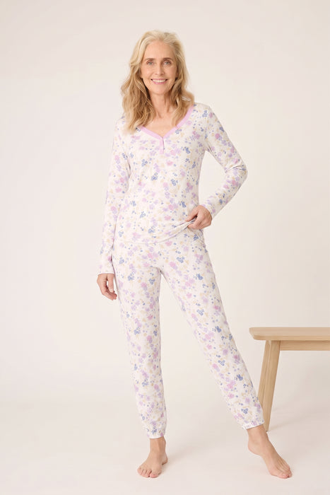 PJ Salvage Ivory Floral More Amour Lounge Set RRMALS/RRMAP