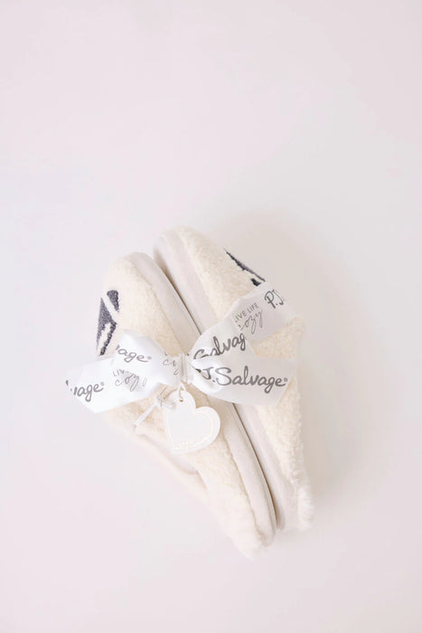 PJ Salvage Ivory Game Day Slipper Slides RPGASL