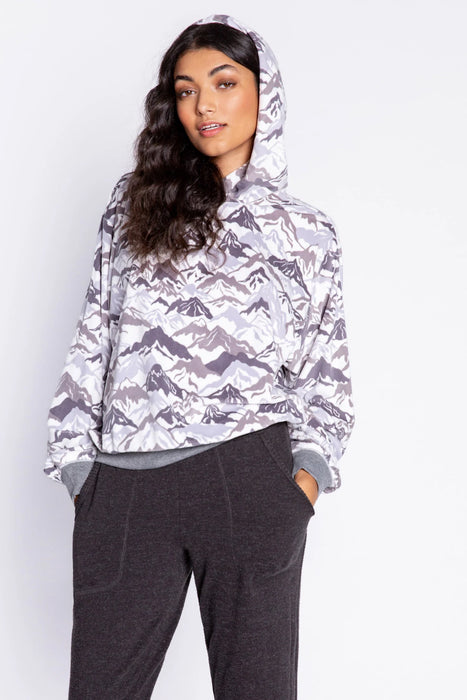 PJ Salvage Ivory Mountain Bound Lounge Hoodie REMBHD