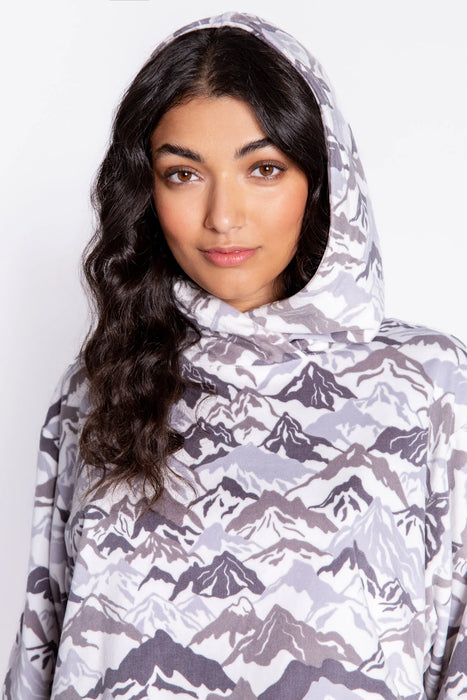 PJ Salvage Ivory Mountain Bound Lounge Hoodie REMBHD