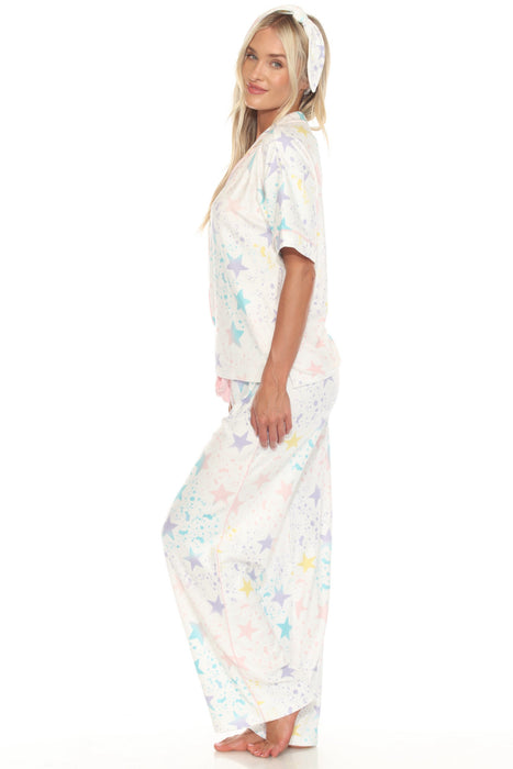 PJ Salvage Ivory Star Splatter Pajama Set RKSTPJ