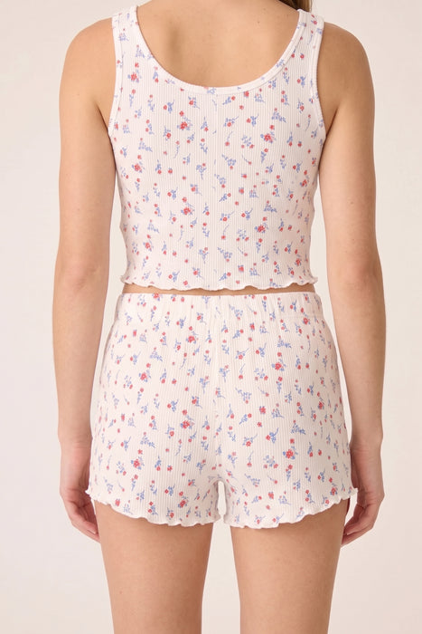PJ Salvage La Rose Ditsy Floral Print Shorts RULVS2