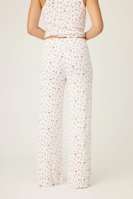 PJ Salvage La Rose Ditsy Floral Ribbed Pajama Set RULVC/RULVP2