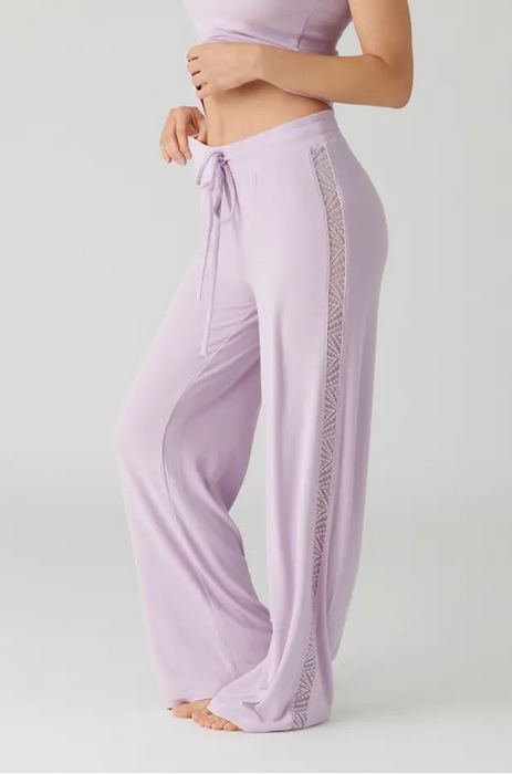 PJ Salvage Lavender Glow Lacey Basics Pajama Set RPLBST2