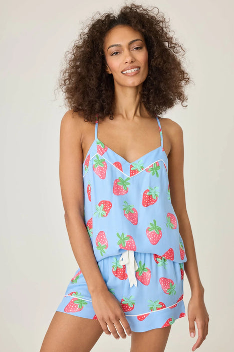 PJ Salvage Lazy Days Strawberry Tank Top RSFMTK