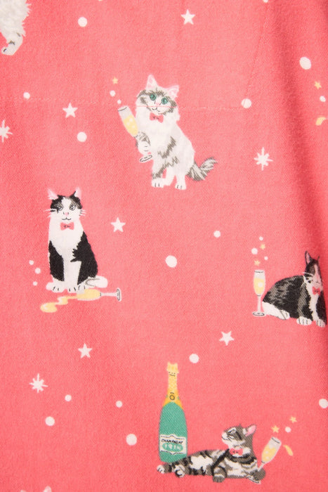 PJ Salvage Let's Get Fizzical 3-Piece Flannel PJ Set RUFLPJ