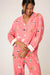 PJ Salvage Let's Get Fizzical 3-Piece Flannel PJ Set RUFLPJ