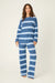PJ Salvage Moonlight Blue More Amour Striped Loungewear Set RWMOLS3/RWMOP3