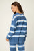 PJ Salvage Moonlight Blue More Amour Striped Loungewear Set RWMOLS3/RWMOP3