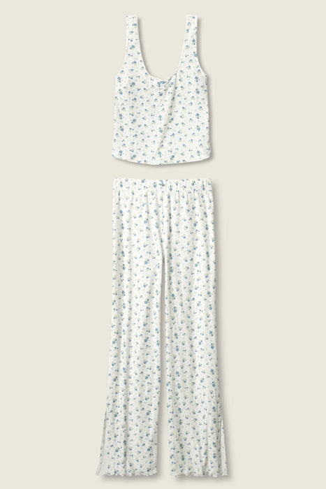 PJ Salvage More Amour Ditsy Floral Pointelle Pajama Set RWMOTK1/RWMOP1