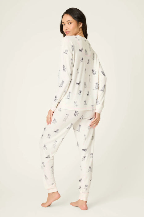 PJ Salvage My Dog Is My Valentine Pajama Set RWDVLS/RWDVP2