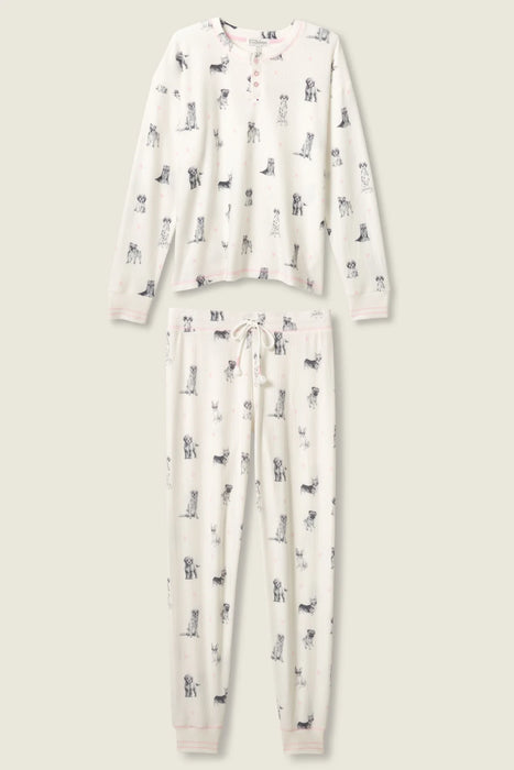 PJ Salvage My Dog Is My Valentine Pajama Set RWDVLS/RWDVP2