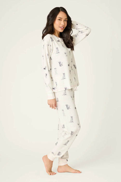 PJ Salvage My Dog Is My Valentine Pajama Set RWDVLS/RWDVP2