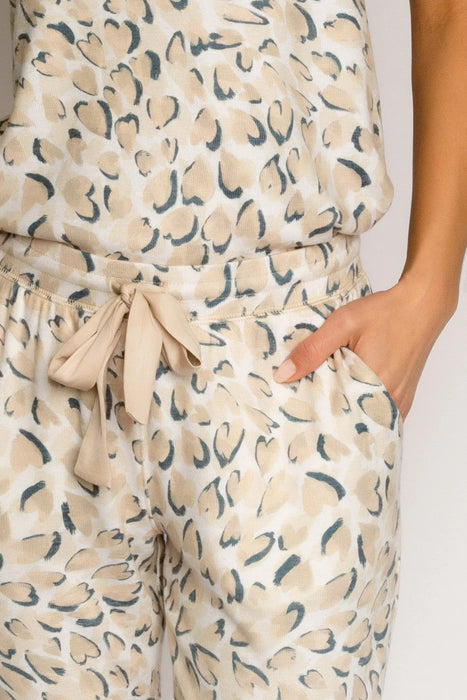 PJ Salvage Oatmeal Wild About You Banded Lounge Pants RMWAP