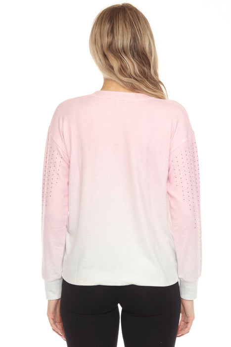 PJ Salvage Pastel Pink Gradient Goodness Long Sleeve Lounge Top RHGGLS