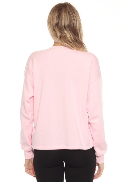 PJ Salvage Pastel Pink I Need Vitamin Ski Lounge Top RLVSLS2