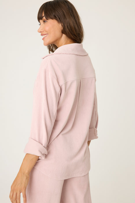 PJ Salvage Pink Clay Winter Classics Long Pajama Set RQWCLS1/RQWCP