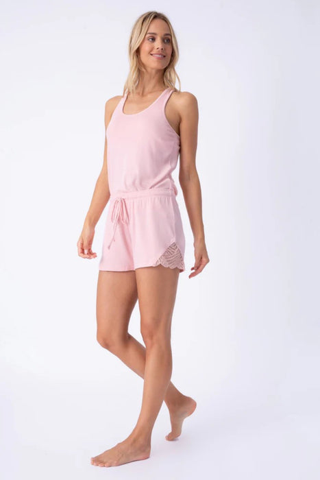 PJ Salvage Pink Rose Lacey Basics Shorts RNLBS
