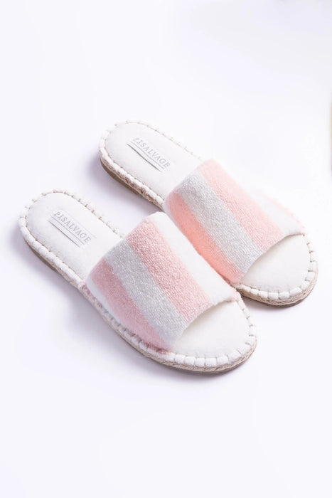 PJ Salvage Pink Rose Resort Essentials Slipper Slides RNRESL