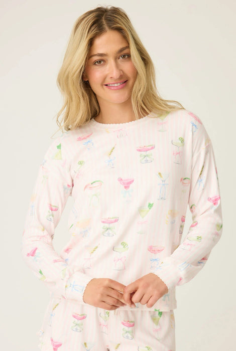 PJ Salvage Pretty Punch Cocktail Print Pajama Set RUPRLS/RUPRP