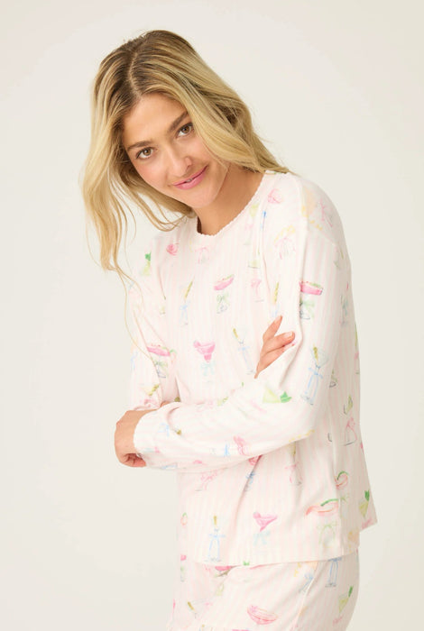 PJ Salvage Pretty Punch Cocktail Print Pajama Set RUPRLS/RUPRP