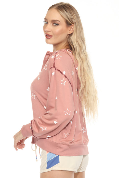 PJ Salvage Rosewood Ric Rak Patty Wack Hoodie RERRHD