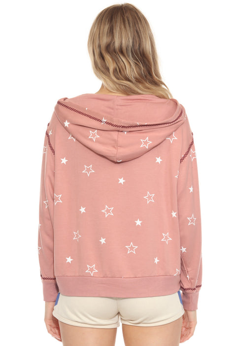 PJ Salvage Rosewood Ric Rak Patty Wack Hoodie RERRHD