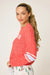 PJ Salvage Scarlet Sleigh Snuggle Sweater RUFLLS