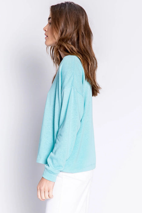 PJ Salvage Sea Spray Night & Day Long Sleeve Lounge Top RCNDLS