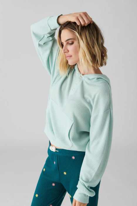 PJ Salvage Seafoam Take It Easy Lounge Hoodie RPTIHD