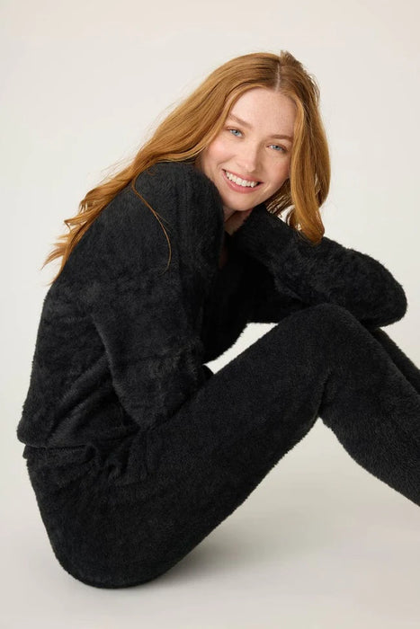 PJ Salvage Black Cozy & Chic Pajama Set RRCCST4