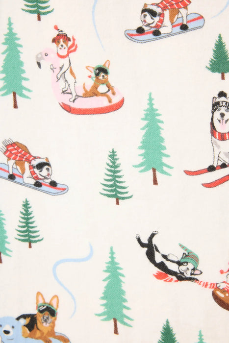 PJ Salvage Sleigh All Day 3-Piece Flannel PJ Set RUFLPJ