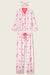 PJ Salvage Tini Time Drink Print 3-Piece Flannel PJ Set RUFLPJ
