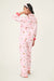 PJ Salvage Tini Time Drink Print 3-Piece Flannel PJ Set RUFLPJ