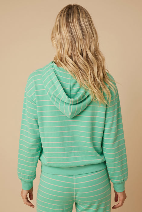 PJ Salvage Winter Green Peace and Pawlidays Hoodie RVPEHD