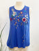 Johnny Was JWLA Martine Embroidered Knit Tank Top Boho Chic J12022 NEW