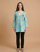 Johnny Was Marine Blue Inji Blouse B17425-2