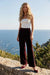 Johnny Was Blackberry Wide Leg Velvet Pants J64325-8