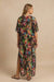 Johnny Was Miller Black V-Neck Kaftan Coverup CSW2125-U