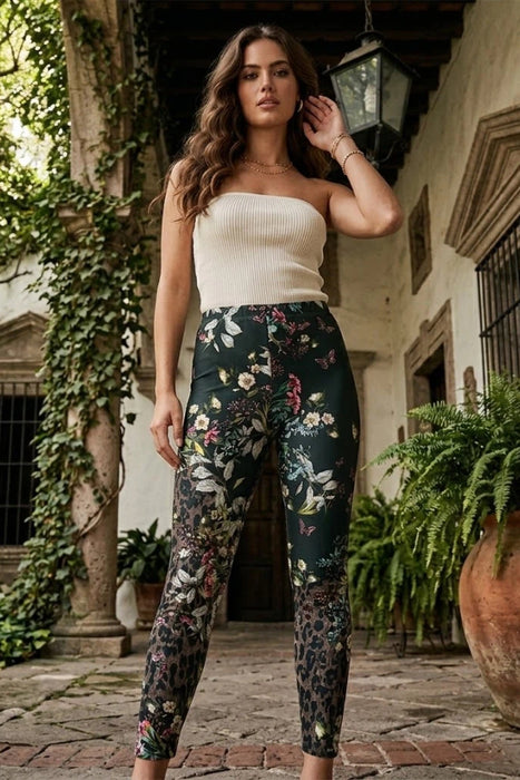 Johnny Was Ash Bird Printed Legging T65125-7
