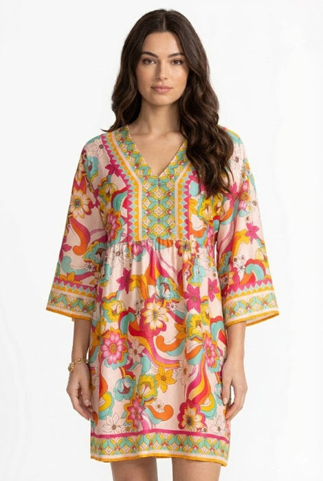 Johnny Was Jade Prismatic Dream Barbara Mini Dress L34125-4