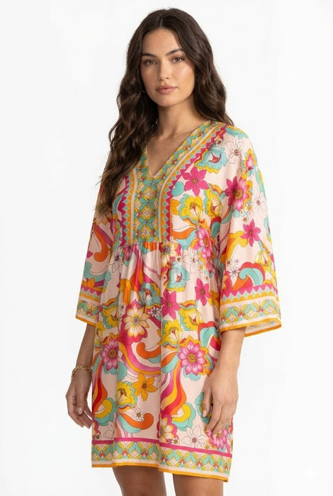 Johnny Was Jade Prismatic Dream Barbara Mini Dress L34125-4