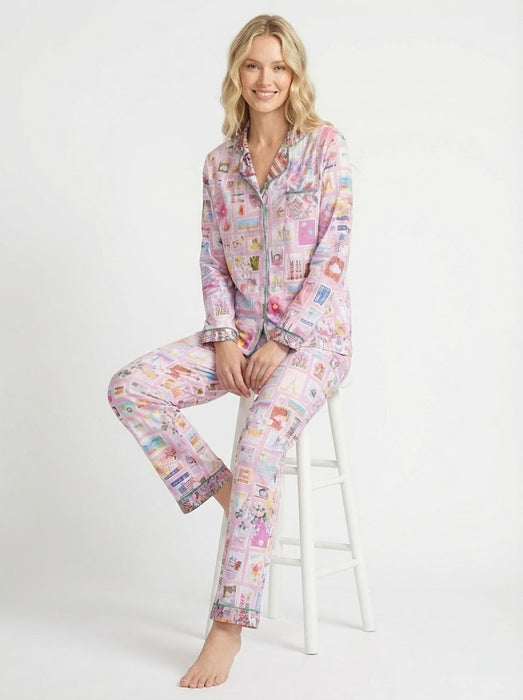 Johnny Was Sekai The Carly Long Sleeve Pajama Set MS8225-S