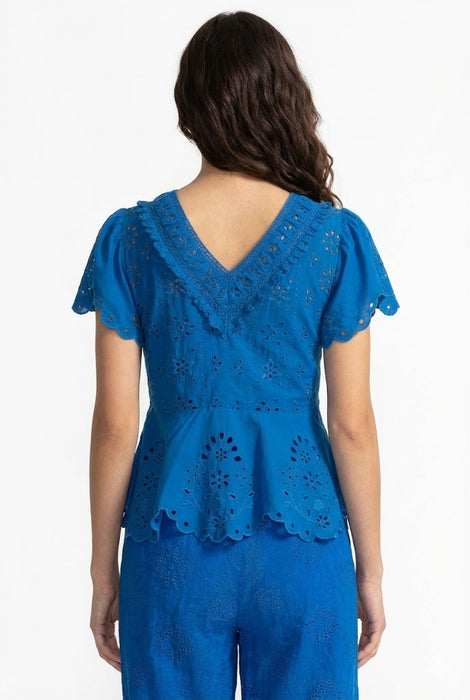 Johnny Was Jade Elizabeth Peplum Blouse - Lucianne L18325-5